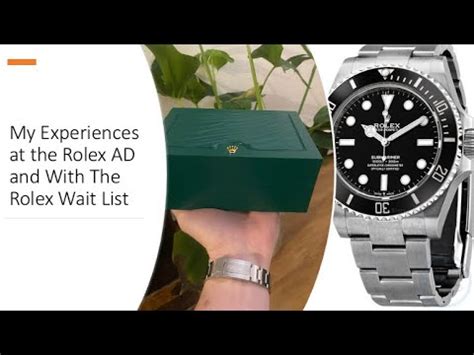 rolex ad online|rolex ad waitlist.